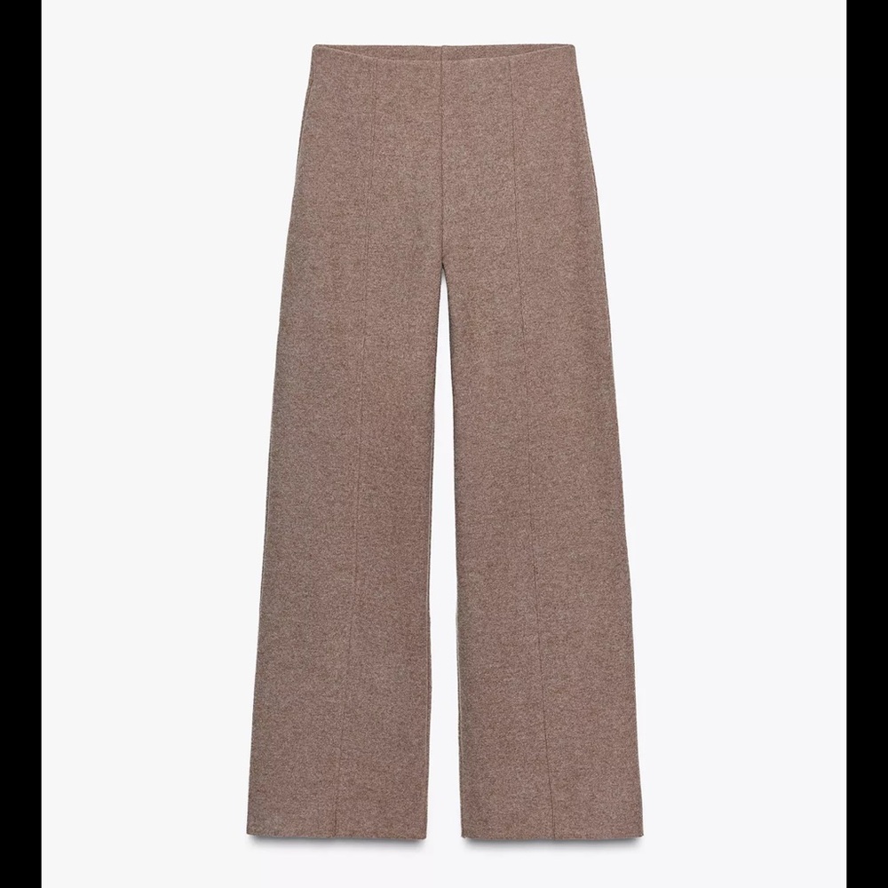 Zara Wide Leg Knit Pants